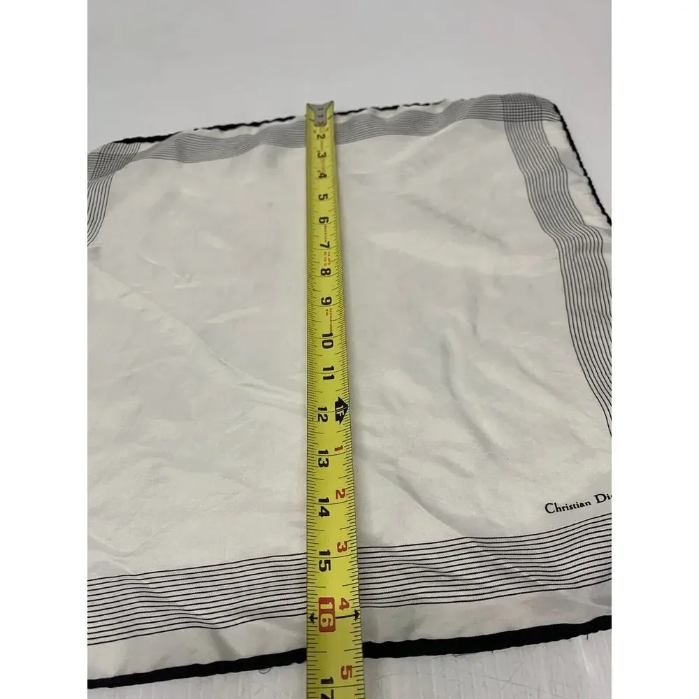 Christian Dior Scarf White Women's A50